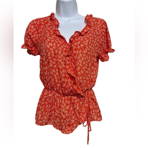 Sienna Sky Tops - Sienna sky wrap-style blouse